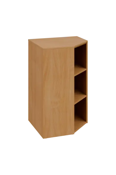 CV 3 - 7 skříň rohová, pravá, 1100x700x700, buk royal